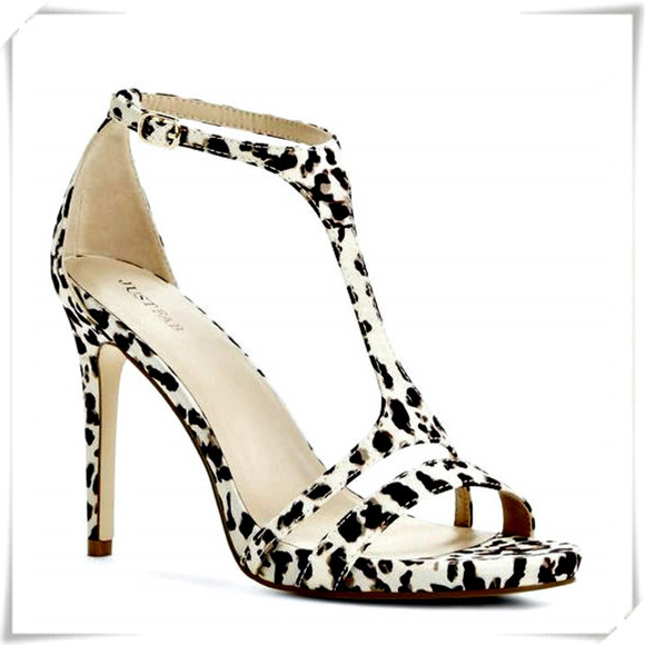 JustFab Shoes - Cynthia sandals heels in animal print.